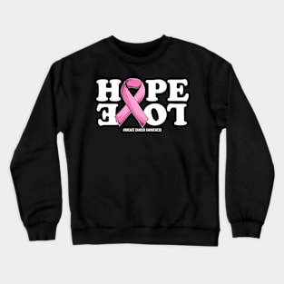 breast Cancer Support | Pink Ribbon Squad Support breast Cancer awareness Crewneck Sweatshirt